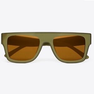 Tory Burch Olive Sunglasses with Brown Lenses